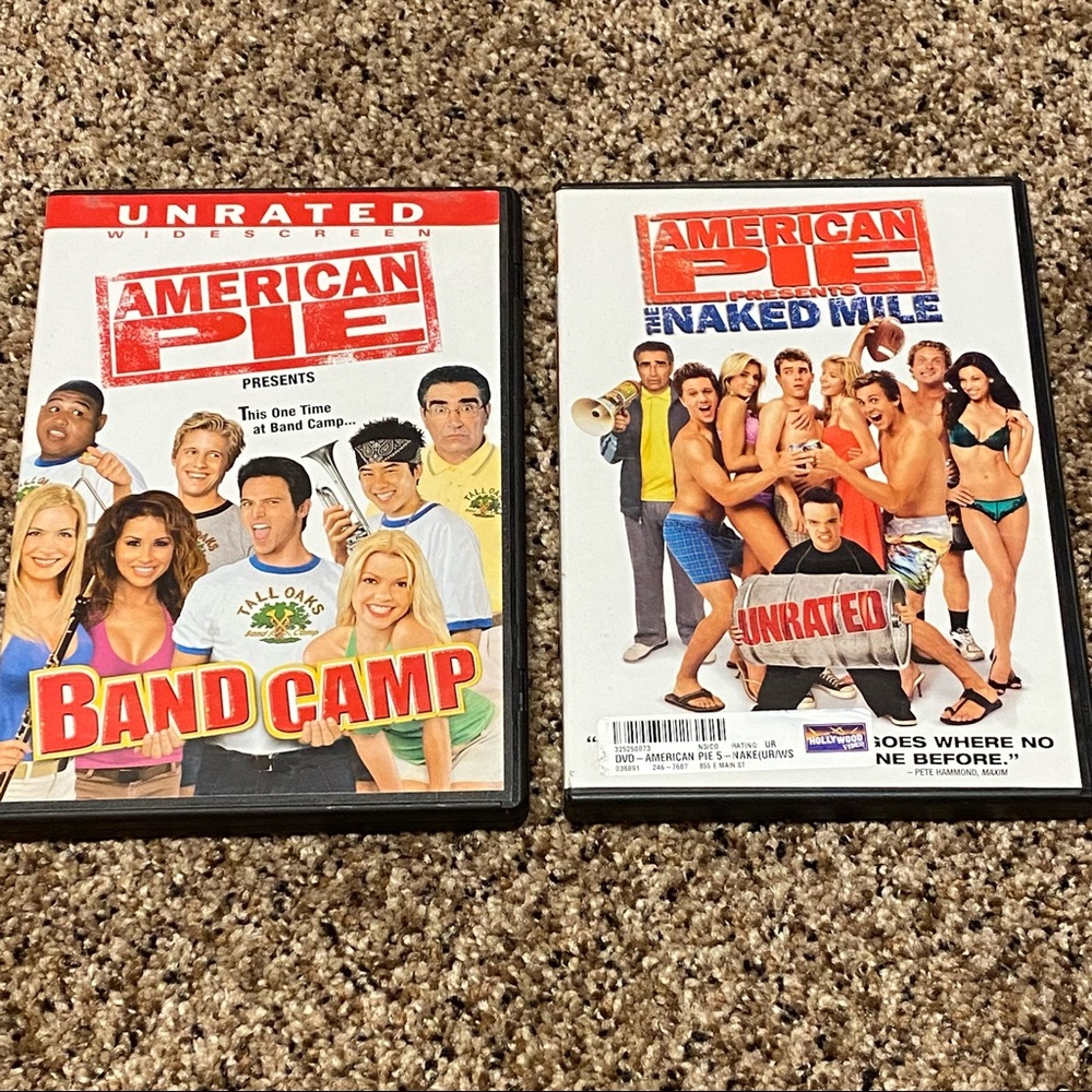 American Pie DVD Bundle Band Camp & The Naked Mile
